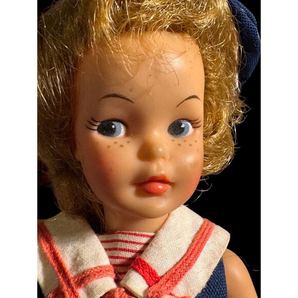 All Original Ideal Pepper Doll Toy W/ Original Outfit Dress Shoes Hat Anchor 9.5 - Picture 7 of 12